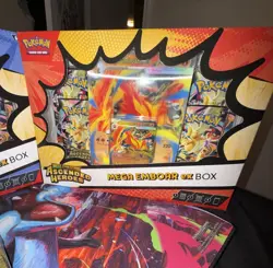 3 Pokemon TCG Ascended Heroes Mega ex Box Bundle Feraligatr Emboar Meganium New - Image 2