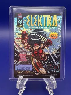 Elektra, Daughter of the Hand (Borderless) (0395) Marvel Super Heroes Foil - Image 1