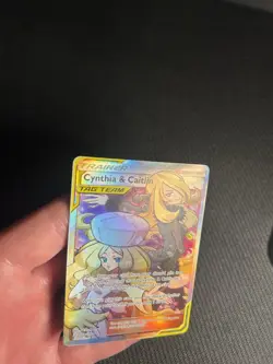Pokemon TCG Cynthia & Caitlin 228/236 Sm-Cosmic Eclipse Full Art MP - Image 5