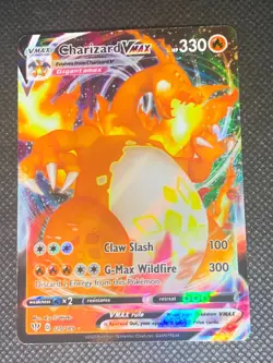 Charizard Vmax 020/189 - Darkness Ablaze Pokemon Card - LP - Image 1