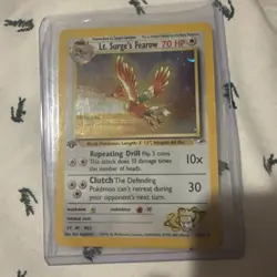 Wizards of the Coast Lt. Surge's Fearow 7/132 Gym Challenge Rare 70HP 2000 - Image 1