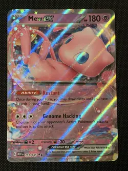 Mew ex 151/165 Double Rare Scarlet & Violet 151 Pokemon Card Mint - Image 1