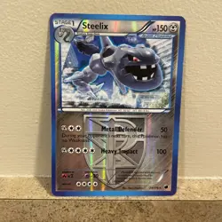Steelix (Team Plasma) 79/116 Plasma Freeze - Reverse Holo Rare Pokemon 2013 - MP - Image 1