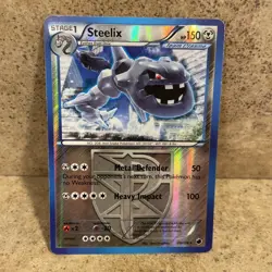 Steelix (Team Plasma) 79/116 Plasma Freeze - Reverse Holo Rare Pokemon 2013 - MP - Image 2