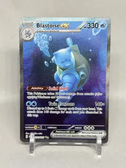 Pokemon TCG Blastoise ex 200/165 Scarlet & Violet 151 SIR Near Mint - Image 1