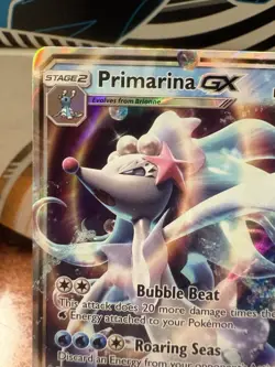 Pokemon Primarina GX 42/149 Ultra Rare Holo - Sun & Moon Base Set 2017 NM - Image 3