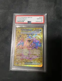 Pokemon Charizard ex SV03 Obsidian Flames 228/197 Hyper Rare Holo PSA 10 - Image 1