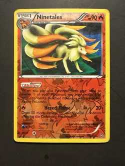 Pokemon TCG Dragons Exalted Ninetales #19/124 Holo Rare Reverse Holo 90 HP - Image 1