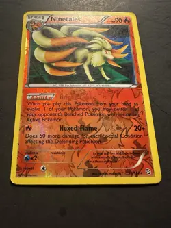 Pokemon TCG Dragons Exalted Ninetales #19/124 Holo Rare Reverse Holo 90 HP - Image 4
