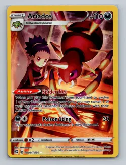 Pokemon SWSH09: Brilliant Stars Trainer Gallery #TG09/TG30 Ariados - Image 1