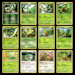 12x Grovyle Lot Sceptile Treecko Kecleon 39.0 Platinum Arceus Pokemon Cards Set - Image 1