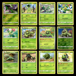 12x Cacturne Lot Maractus Cacnea 20.0 Sun Moon Celestial Storm Pokemon Cards Set - Image 1