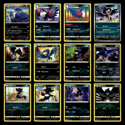 12x Honchkrow Lot Murkrow 52.0 XY Phantom Forces Pokemon Cards Collection Set - Image 1