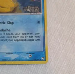 Pokemon TCG Psyduck 70/109 Team Rocket Returns Holo Swirl, Scratches On Front - Image 5