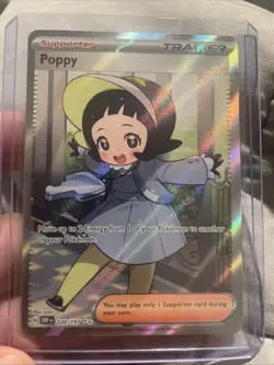 Pokemon Poppy 220/197 Obsidian Flames Full Art Ultra Rare Trainer NM - Image 1