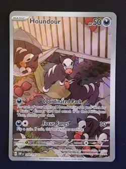 Houndour 204/197 Illustration Rare Obsidian Flames Pokemon Holo Near Mint - Image 1