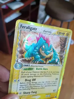 Pokemon ENGLISH Feraligatr EX Dragon Frontiers HOLO Card 2/101 HEAVY DAMAGE- - Image 5