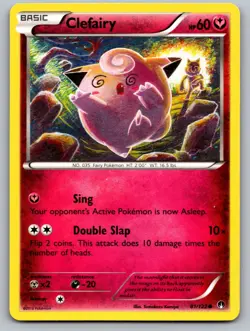 Clefairy 81/122 Common BREAKpoint Pokemon Lightly Played - Image 1