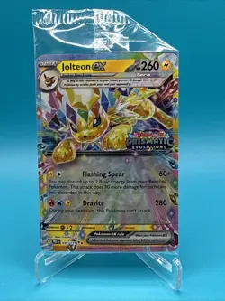 Pokemon TCG Jolteon EX 030/131 Stamped Promo Card - Sealed - Image 1