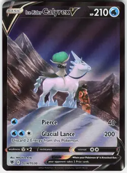 Pokemon Ice Rider Calyrex V TG14/TG30 Holo Astral Radiance Trainer Gallery - Image 1