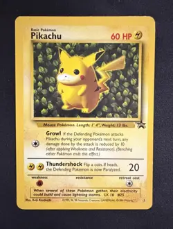 Pokemon Ivy Pikachu Black Star Promo #1 - LP - Image 1