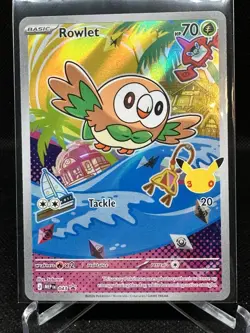 Pokemon TCG - Rowlet - First Partner Illustration Promo 043 30th Anniversary - Image 1