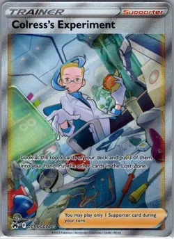 Colress's Experiment GG59/GG70 Crown Zenith Galarian Gallery - Pokemon Card - NM - Image 1