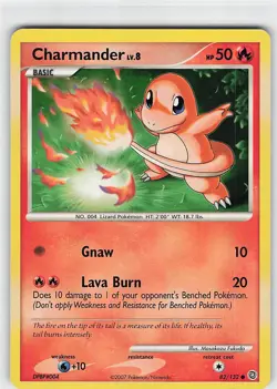 Pokemon Secret Wonders #82/132 Charmander - Image 1