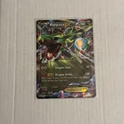Rayquaza EX - XY73 - Pokemon XY Promo Ultra Rare Card Damaged. Pk002604 - Image 1