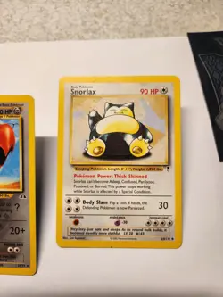 Snorlax, Scizor, Mr. mime, Dark Quilava rare holo Pokemon cards. - Image 5