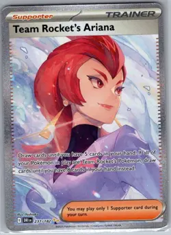 Team Rocket's Ariana 237/182 SV10: Destined Rivals - Pokemon Card - NM - Image 1