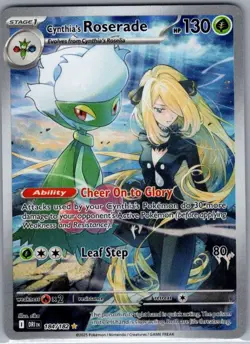 Cynthia's Roserade 184/182 SV10: Destined Rivals - Pokemon Card - NM - Image 1