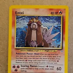 Pokemon Entei 06/64 Neo Revelation Holo Rare Basic 80 HP Unlimited English - Image 1