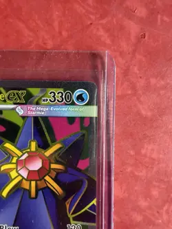Mega Starmie EX 102/088 Evolutions Full Art Holo Ultra Rare Pokemon TCG - Image 3