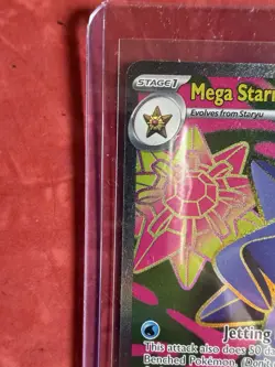 Mega Starmie EX 102/088 Evolutions Full Art Holo Ultra Rare Pokemon TCG - Image 4