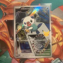 Pokemon First Partner Illustration Series 2 Oshawott MEP 051 Black Star Promo - Image 1