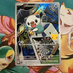 Pokemon First Partner Illustration Series 2 Oshawott MEP 051 Black Star Promo - Image 2