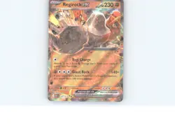 Regirock ex 107/217 Double Rare Ascended Heroes Pokemon Holo Near Mint - Image 1