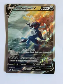 Hisuian Samurott V GG51/GG70 Galarian Gallery Crown Zenith EN Pokemon NEAR MINT - Image 1