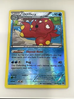 Octillery 33/162 Holo Rare BREAKthrough Pokemon Reverse Holo Near Mint - Image 1
