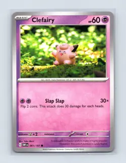 Clefairy 081/197 Common Obsidian Flames Pokemon Lightly Played - Image 1