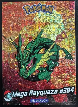 MEGA RAYQUAZA - POKEMON JOHTO CRYSTAL CARD COLLECTION LEGENDARY CCG HOLO - Image 1