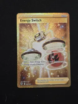 Pokemon TCG Energy Switch 212/195 Secret Rare Holo Silver Tempest English - Image 1