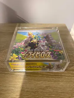 Eevee Heroes Booster Box S6a Japanese Pokemon TCG Sealed - With Acrylic Case - Image 1