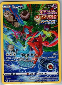 Deoxys GG12/GG70 SWSH: Crown Zenith: Galarian Gallery - Pokemon Card - NM - Image 1