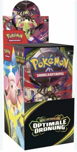 Pokemon TCG Display Mega Evolutions: Optimal Order Display German 18s - Image 1