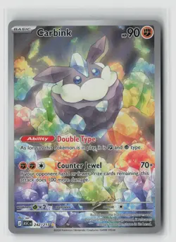 Carbink #242/217 Me Ascended Heroes Illustration Rare Pokemon TCG NM - Image 1