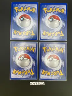 Carte Pokemon Lot De 4 Energie Eau 102/102 / Wizard Set De Base Ed2 / TBE FR - Image 2