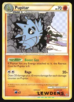 Pupitar - 36/95 - Uncommon - Unleashed - Pokemon Card - Image 1