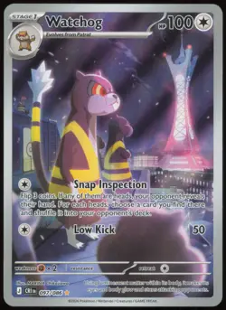 Watchog 097/086 Shiny Rare ME04: Chaos Rising Pokemon NM - Image 1